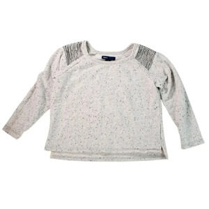 Gap Kids Gray Beaded Sweater S